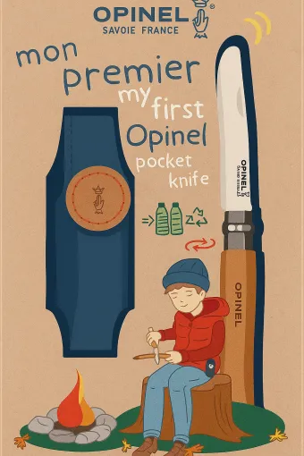 Mon premier Opinel disponible chez Boutique Guillet à Feurs, proximité de Saint-Étienne, Boutique Guillet