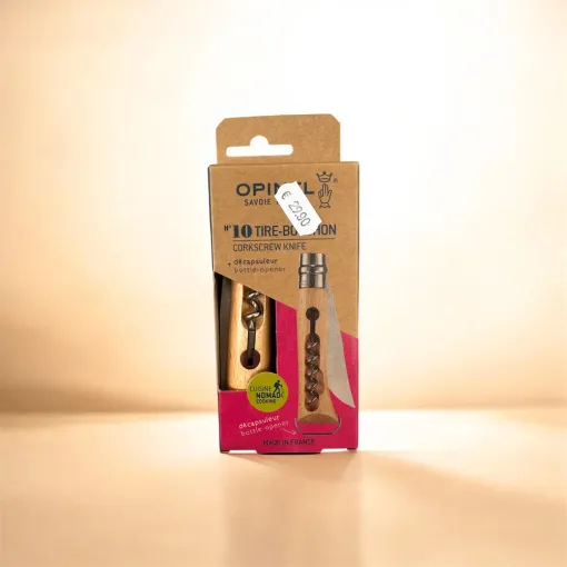 Couteau Opinel numéro 10 tire-bouchon et décapsuleur à Saint Galmier, proximité de Saint-Étienne, Boutique Guillet