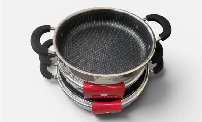 Faitout bas en inox nid d’abeille à Chazelles sur Lyon, proximité de Saint-Étienne, Boutique Guillet